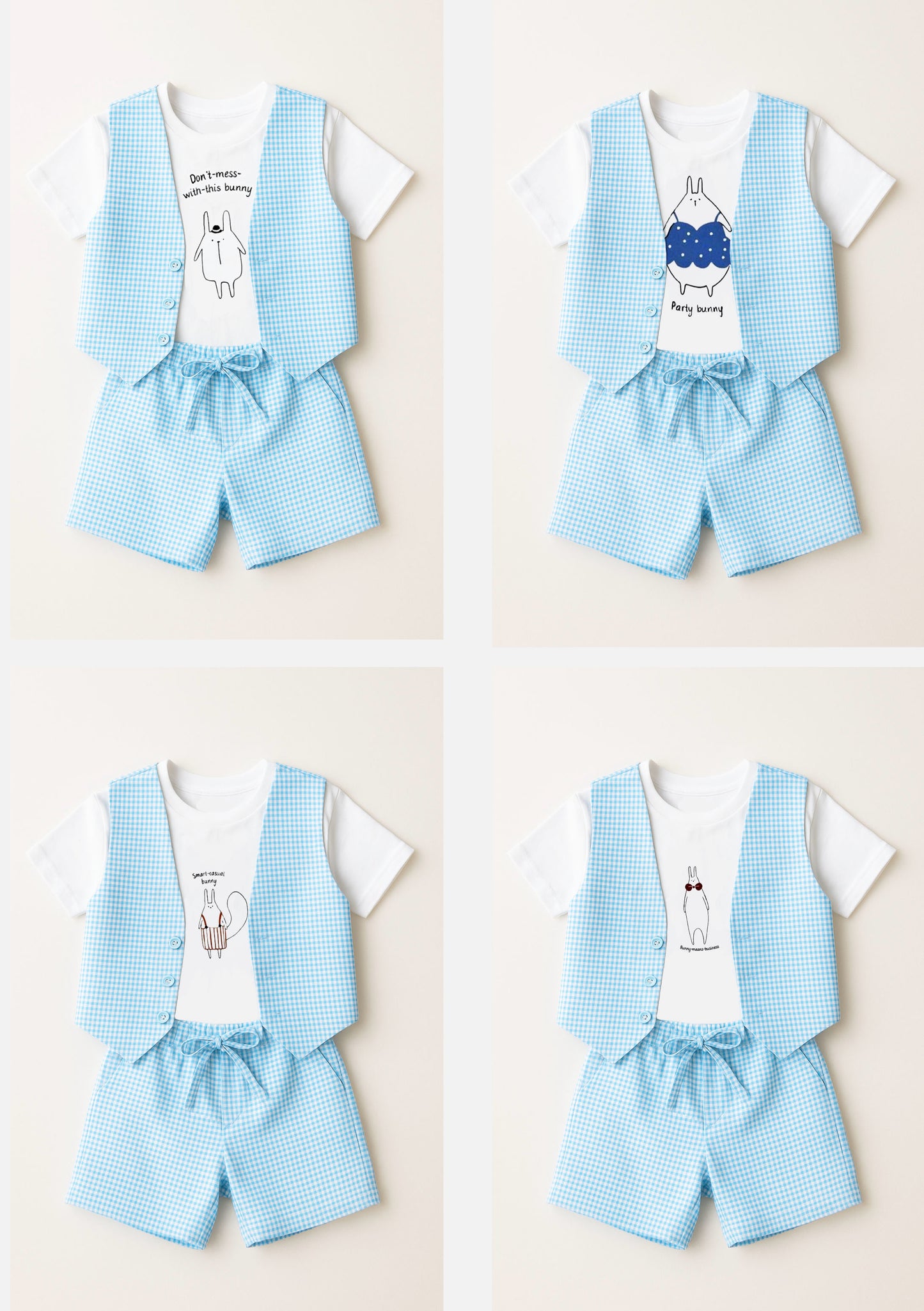 Tailored vest & shorts