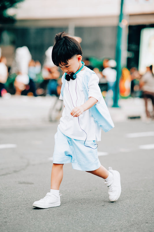 Tailored vest & shorts